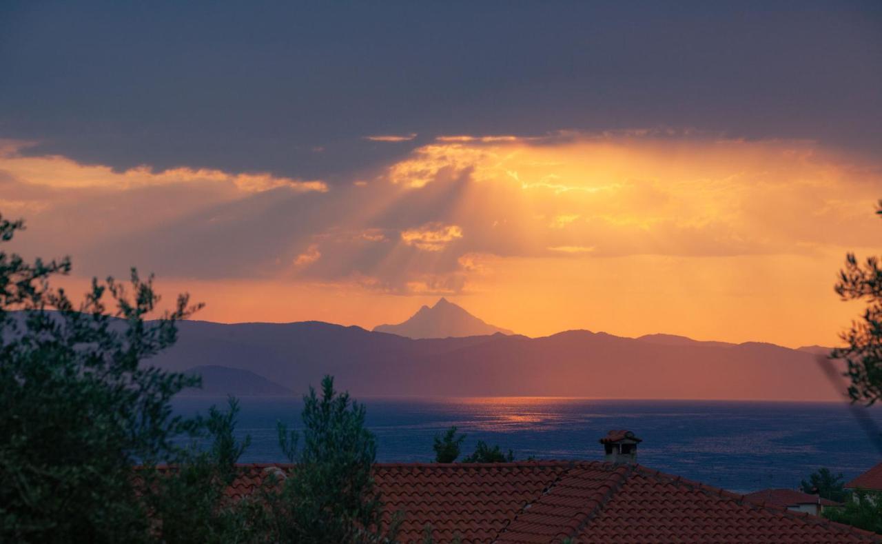 Villa Panorama Hotel Polychrono Luaran gambar