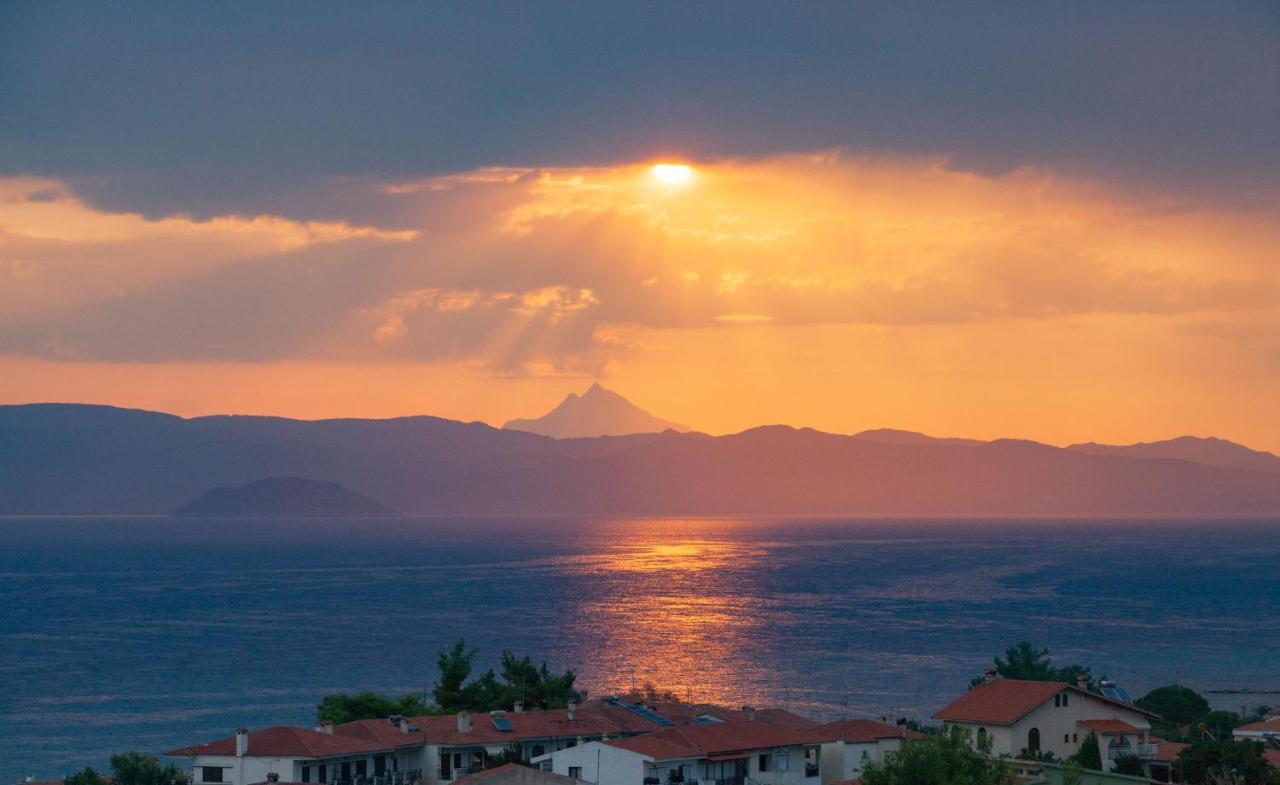 Villa Panorama Hotel Polychrono Luaran gambar